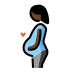 pregnant woman, dark skin tone